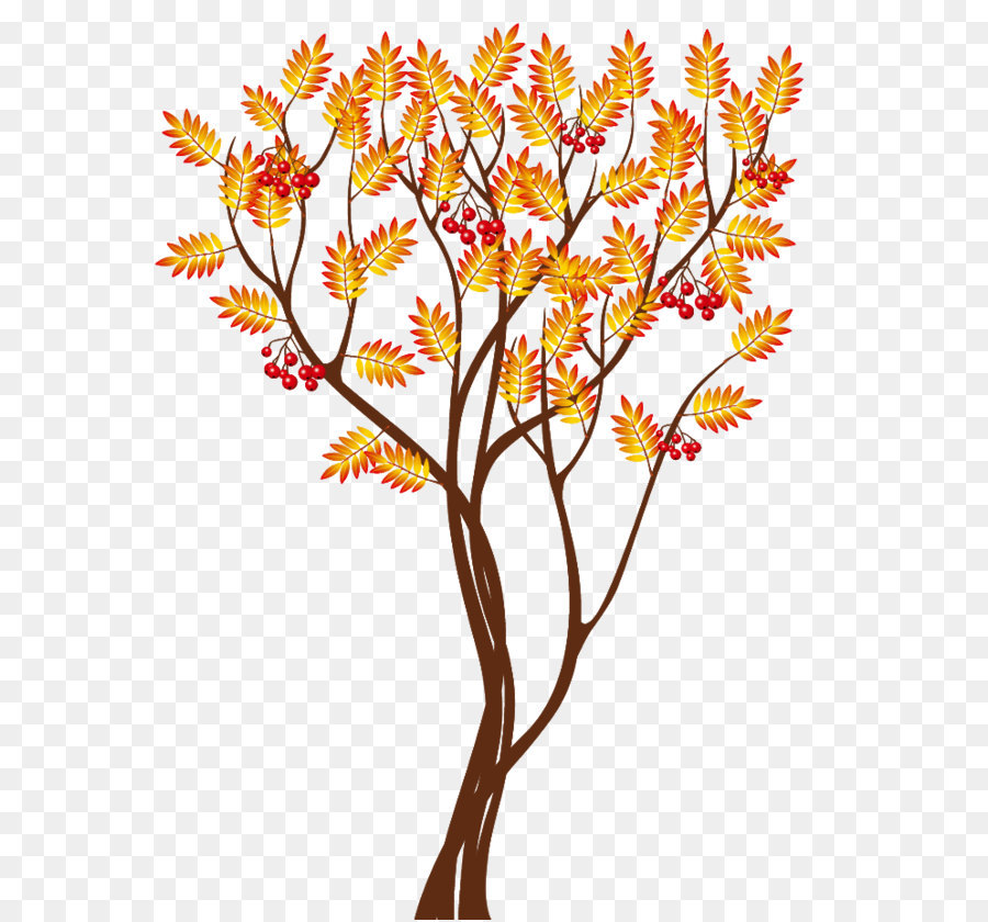 Autumn Tree Clip art - Transparent Autumn Tree PNG Clipart Image png download - 718*926 - Free Transparent Tree png Download.