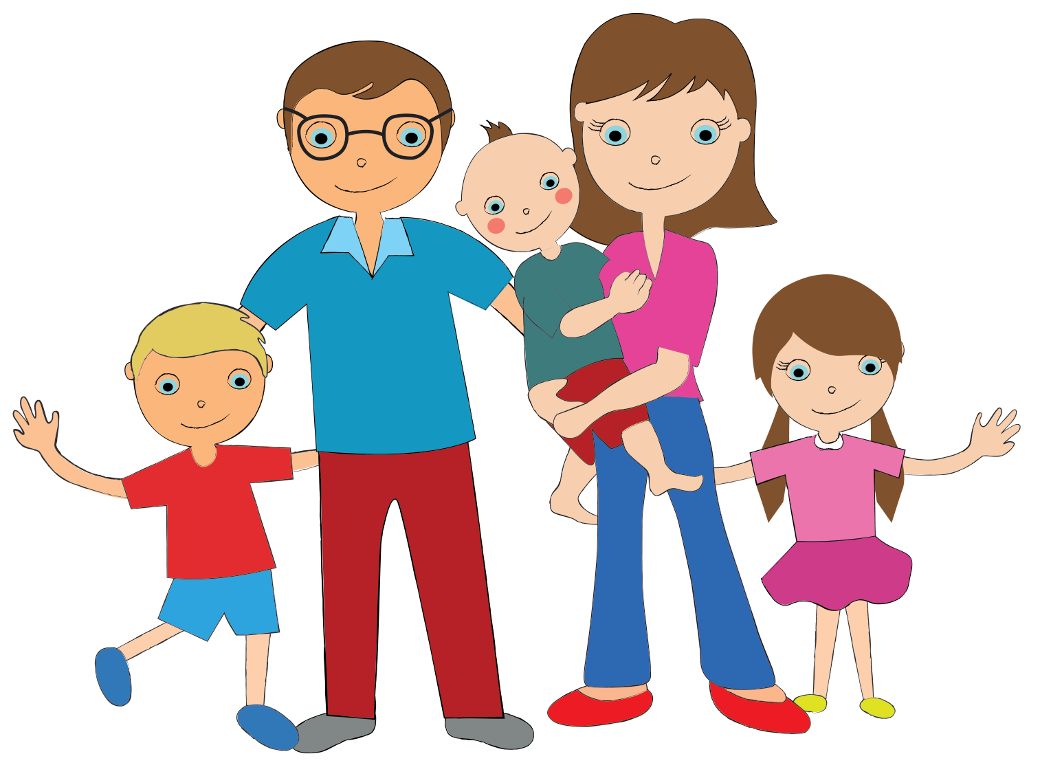Family Cartoon Clip art - Family png download - 1513*1113 - Free  Transparent png Download. - Clip Art Library