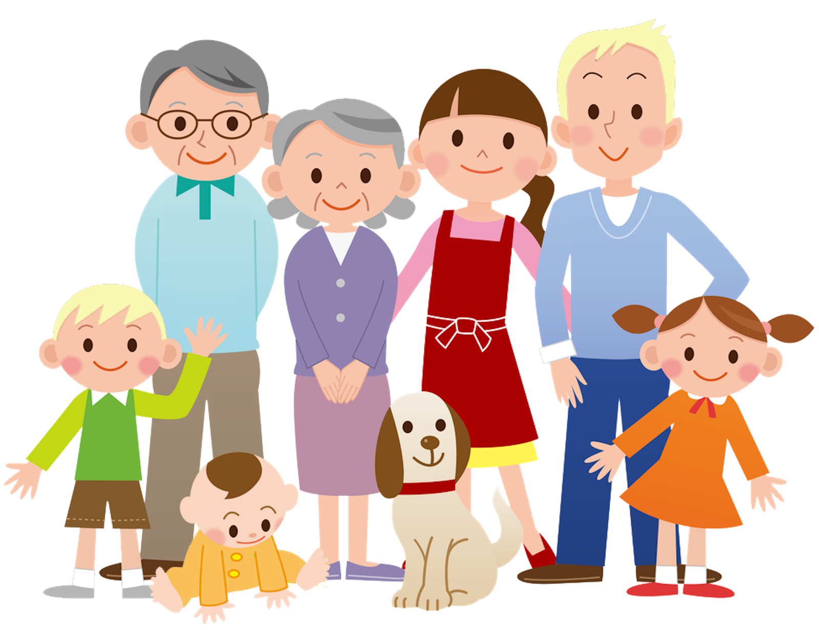 Family Cartoon Clip art - Family png download - 1600*1231 - Free
