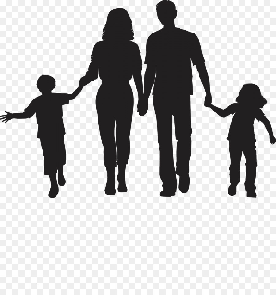 Silhouette Family Clip art - family day png download - 1015*1080 - Free Transparent Silhouette png Download.