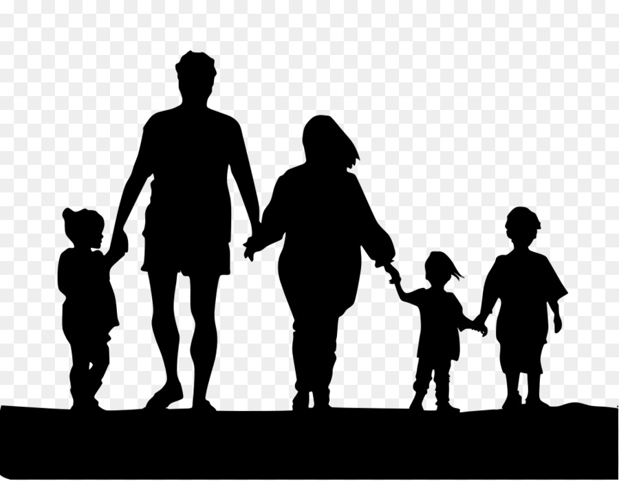 Holding hands Family Silhouette Clip art - family fashion png download - 1000*776 - Free Transparent Holding Hands png Download.