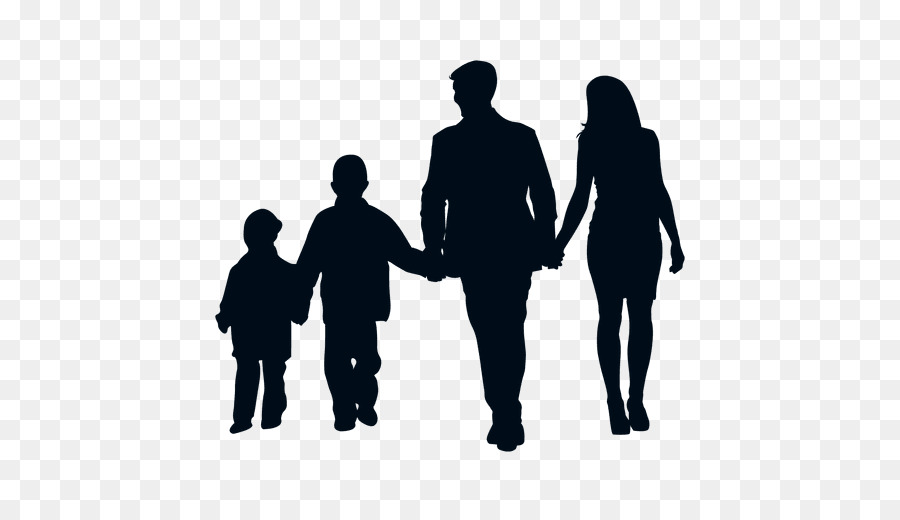 Family Silhouette Clip art - Family png download - 512*512 - Free Transparent Family png Download.