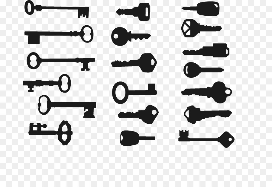 Key Silhouette Clip art - Key silhouettes png download - 750*615 - Free Transparent Key png Download.