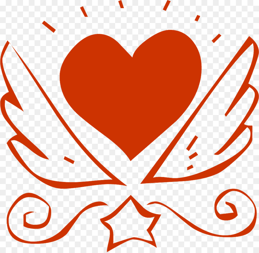 Fancy Valentine Heart Illustration - Heart, Star, - others png download - 954*930 - Free Transparent  png Download.