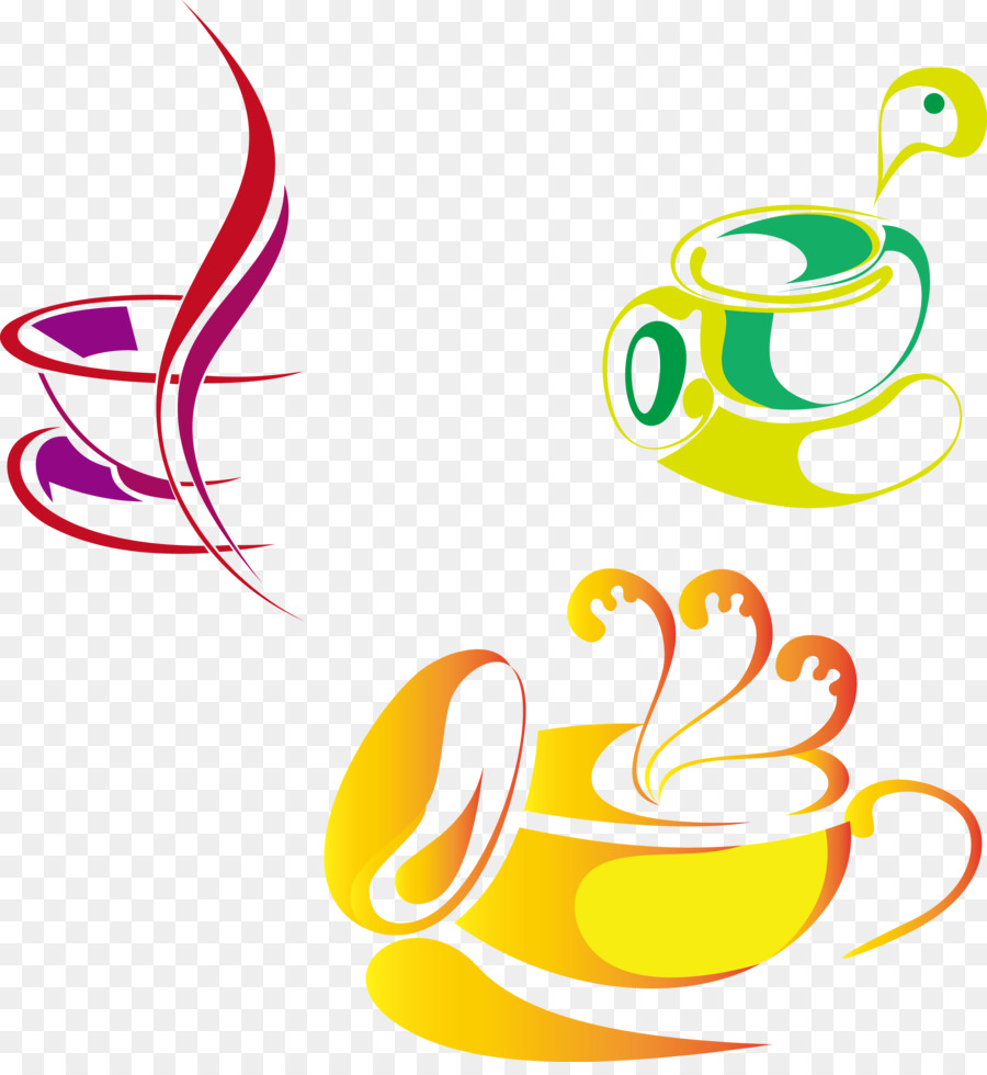 Coffee cup Logo Teacup Clip art - Creative cup png download - 3714*3994 - Free Transparent Coffee Cup png Download.