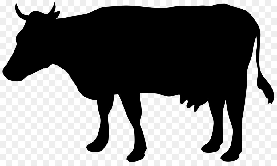 Jersey cattle Silhouette Dairy farming - Silhouette png download - 8000*4732 - Free Transparent Jersey Cattle png Download.