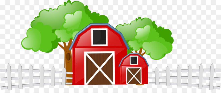 Cattle Farm Livestock Field Clip art - Cartoon farm png download - 2308*949 - Free Transparent Hay Day png Download.