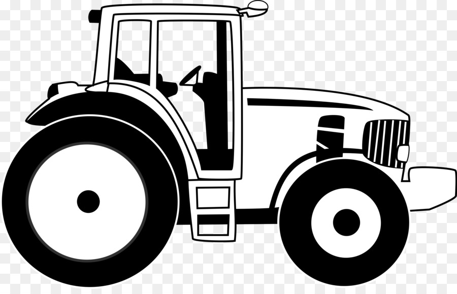 John Deere Tractor Black and white Clip art - Tractor Silhouette Cliparts png download - 2400*1520 - Free Transparent John Deere png Download.