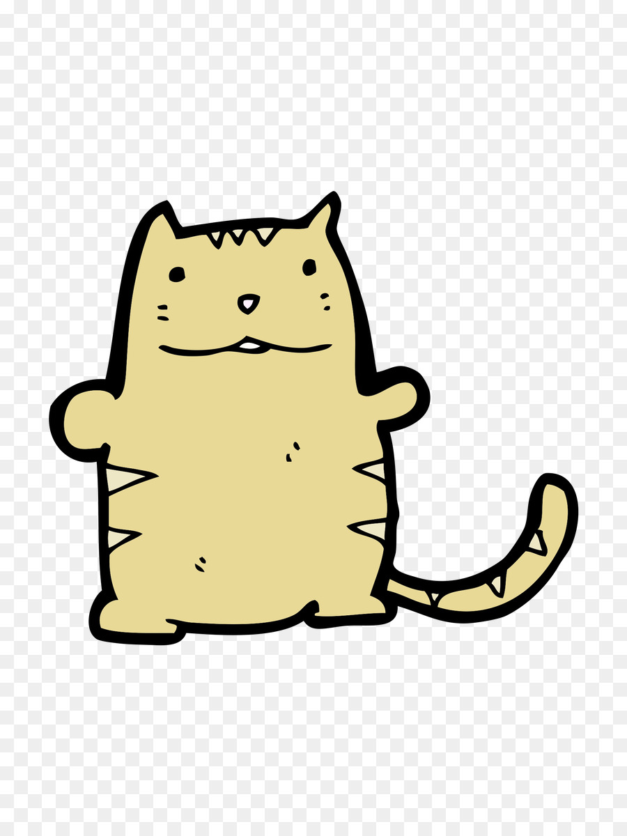 Cat Whiskers Cartoon Clip art - lazy fat cat png download - 800*1200 - Free Transparent Cat png Download.