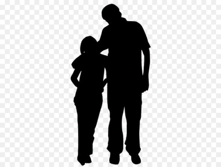 Father Silhouette Daughter - Silhouette png download - 372*678 - Free Transparent Father png Download.
