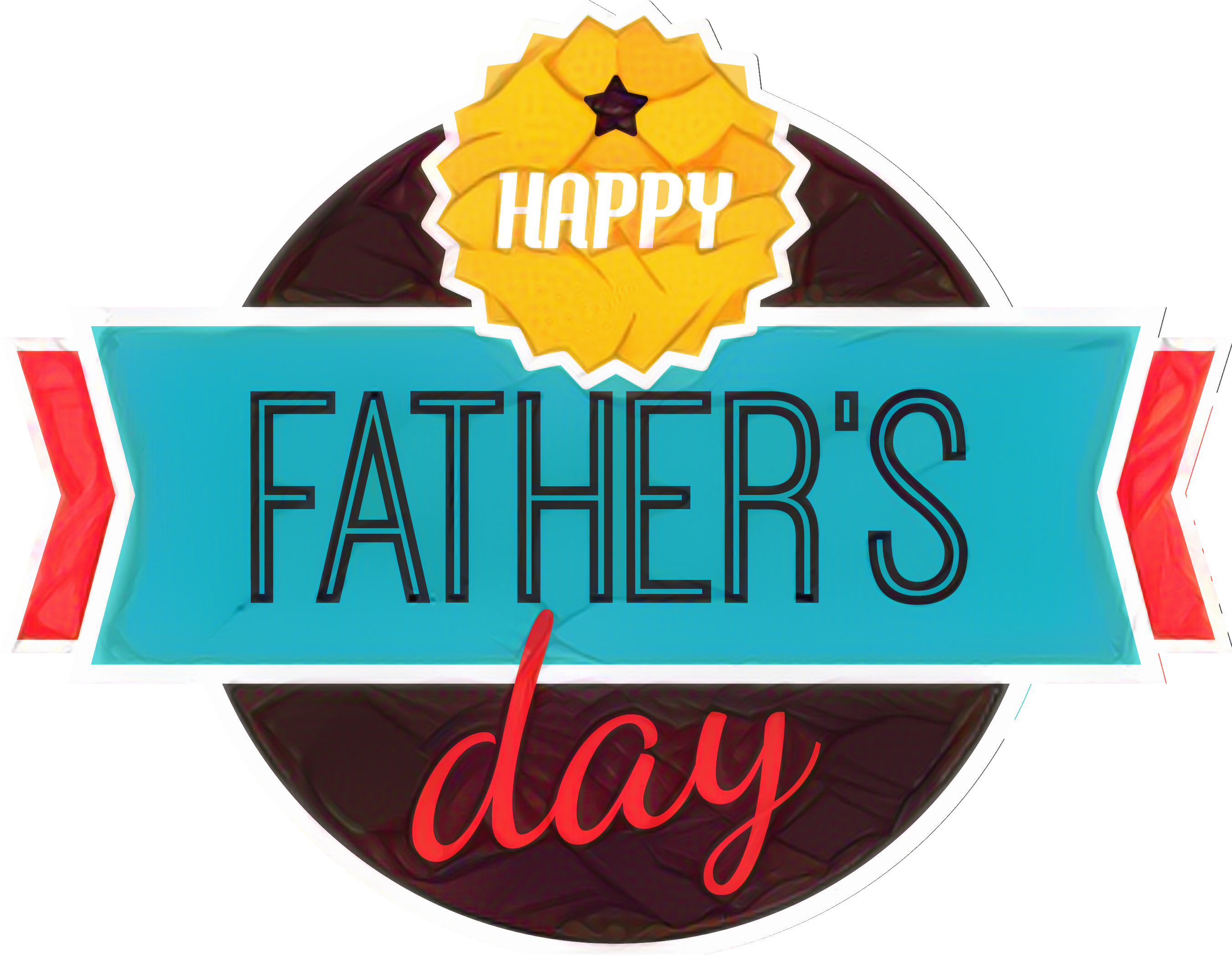 Father's Day Logo Font Text - png download - 2702*2111 - Free