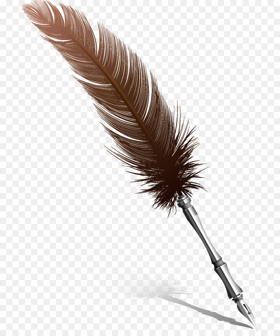 Feather Pen Quill Nib - feather png download - 759*1065 - Free Transparent Feather png Download.