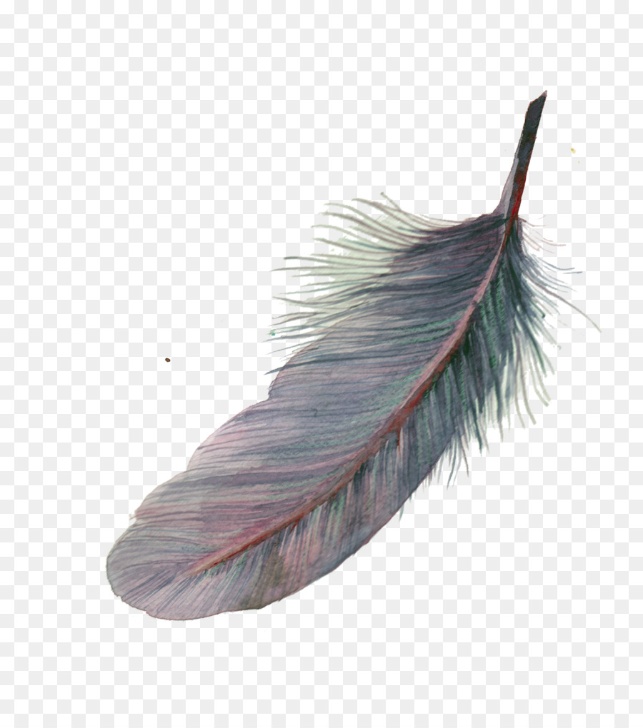 Feather Watercolor painting Pixel - feather png download - 1322*1498 - Free Transparent Feather png Download.
