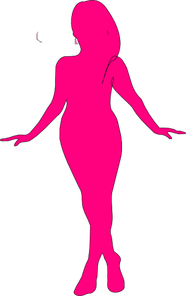 Silhouette Woman Clip art - woman sillhouette png download - 378*600