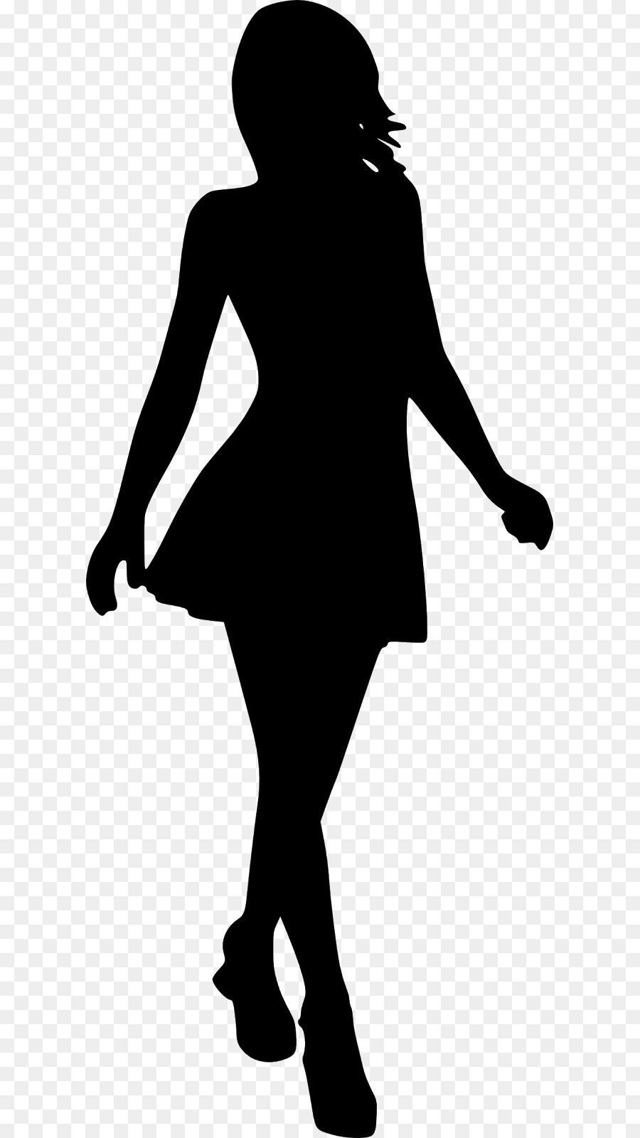 Silhouette Woman Clip art - woman silhouette png download - 1210*1920