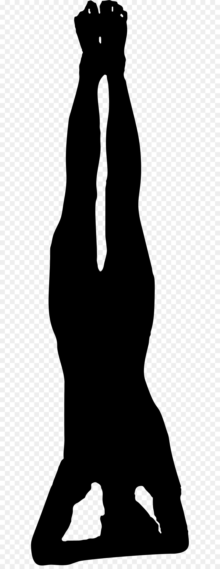 Silhouette Photography Female - Yoga png download - 647*2306 - Free Transparent Silhouette png Download.