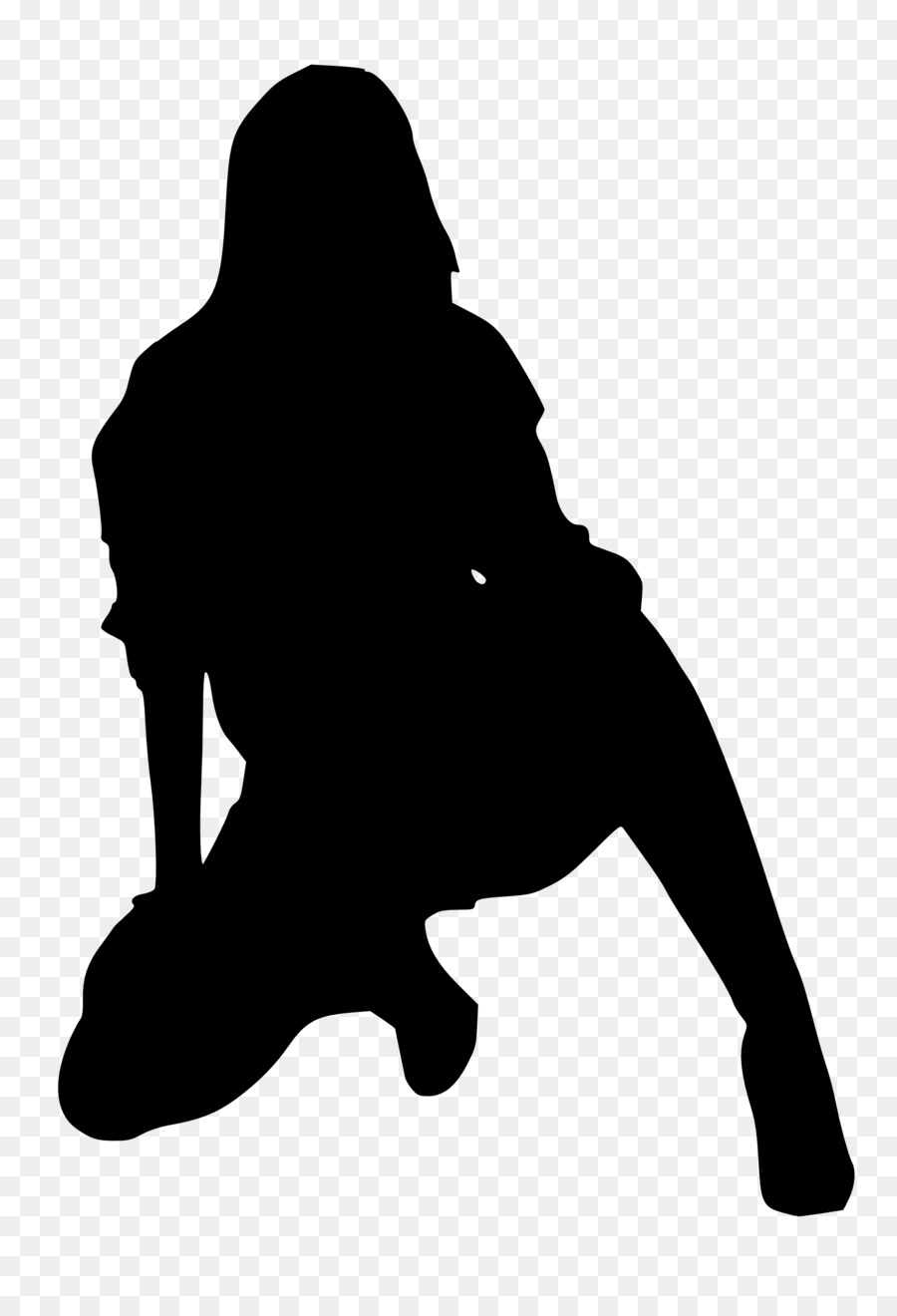 Otterhound Silhouette Female Photography Clip art - silhouette png download - 1947*2815 - Free Transparent  png Download.