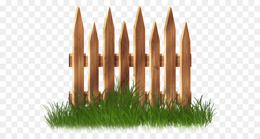 Fence Garden Lawn Clip art - Transparent Wooden Garden Fence with Grass Clipart png download - 2392*1711 - Free Transparent Fence png Download.