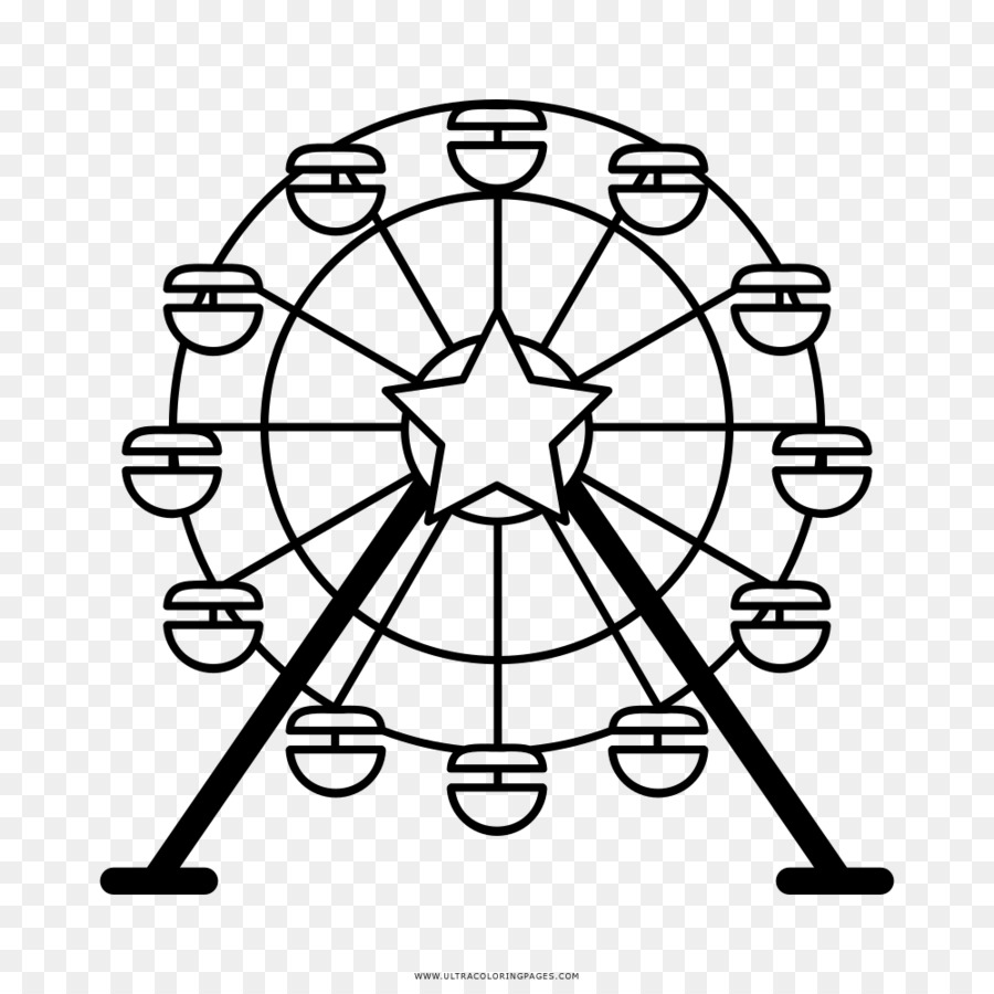Ferris wheel Drawing London Eye Clip art - ferris png download - 1000*1000 - Free Transparent Ferris Wheel png Download.
