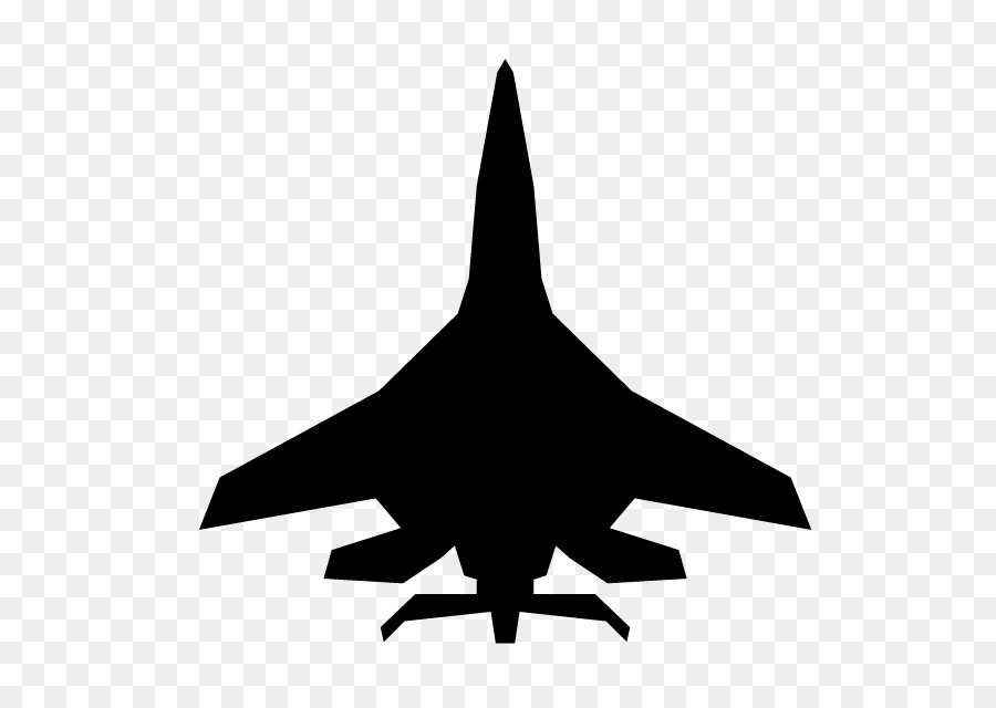 Fighter aircraft Airplane Silhouette - airplane png download - 640*640 - Free Transparent Fighter Aircraft png Download.