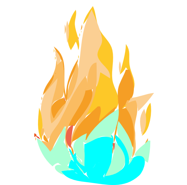 brush fire clipart no background