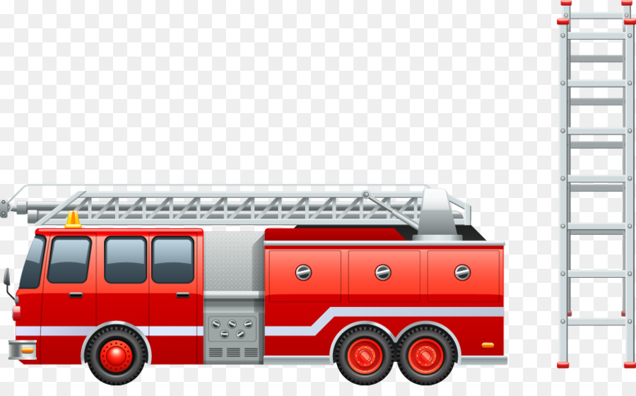 Firefighter Firefighting Fire engine Clip art - Vector fire truck ladder png download - 917*556 - Free Transparent Firefighter png Download.