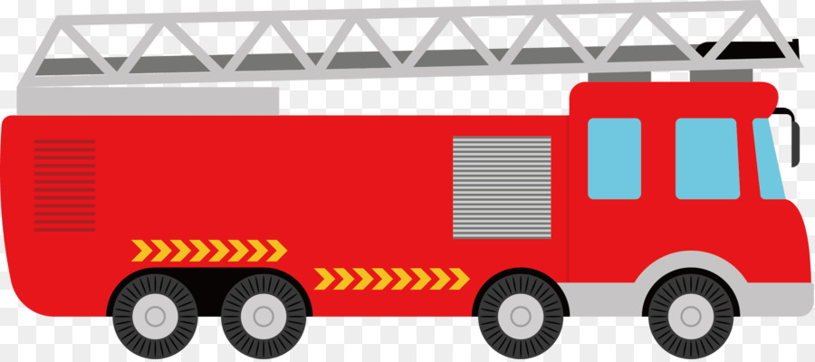 Fire engine Car Transport Illustration - Vector color fire truck png download - 2118*935 - Free Transparent Fire Engine png Download.