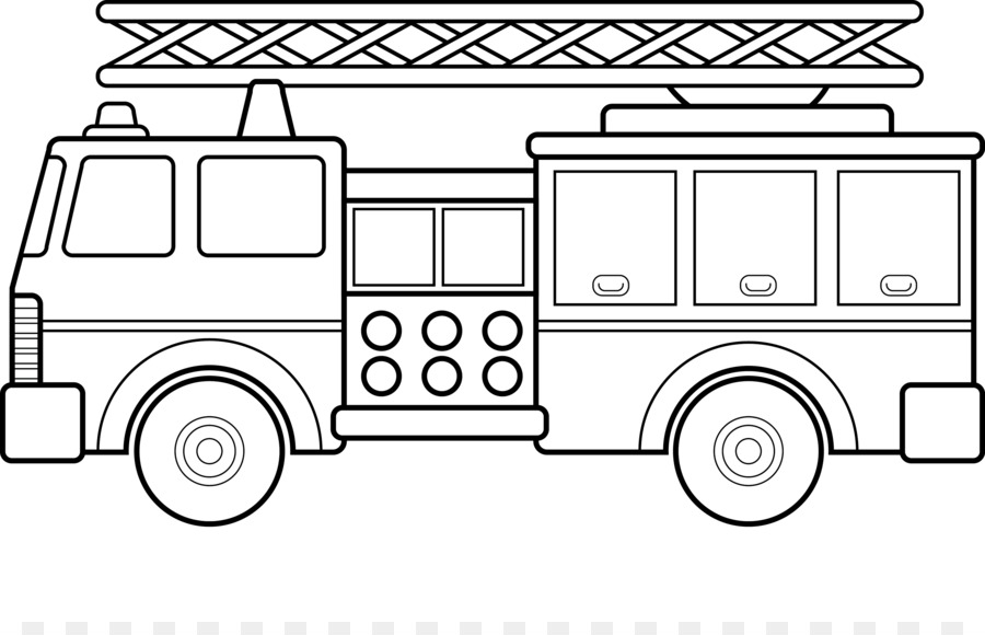 Fire engine Coloring book Firefighter Truck Fire station - Truck Pictures For Kids png download - 3029*1911 - Free Transparent Fire Engine png Download.