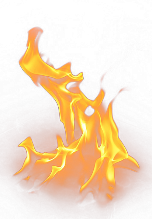 Light Flame Fire Conflagration - Big fire closeup png download - 500