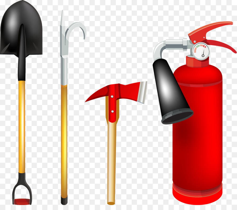 Firefighter Firefighting Tool Clip art - Vector fire extinguisher png download - 2407*2090 - Free Transparent Firefighter png Download.