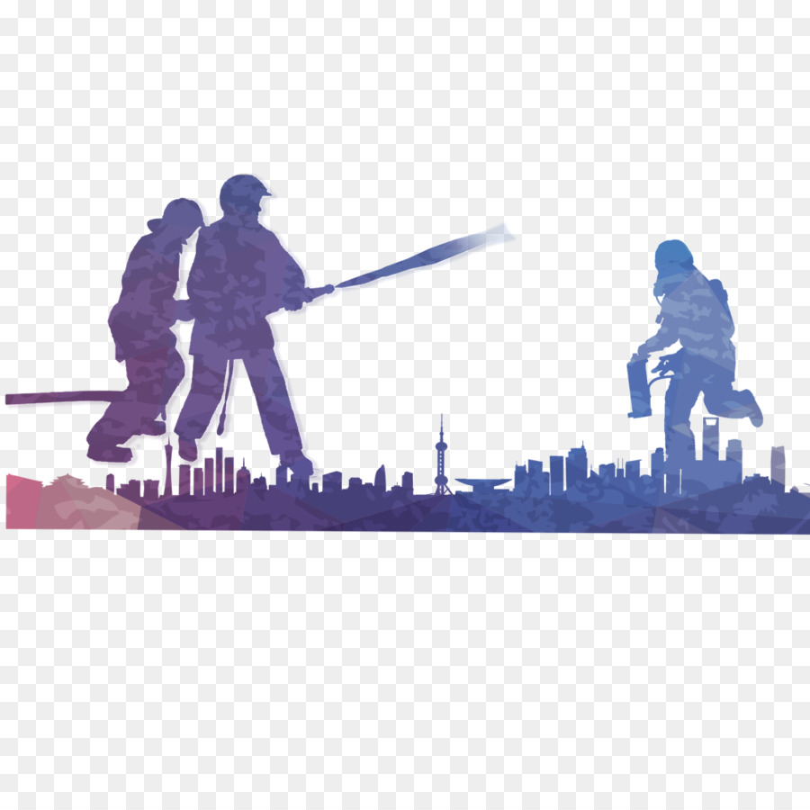 Firefighter Firefighting - Colorful firefighter silhouette,Graffiti png download - 1000*1000 - Free Transparent Firefighter png Download.