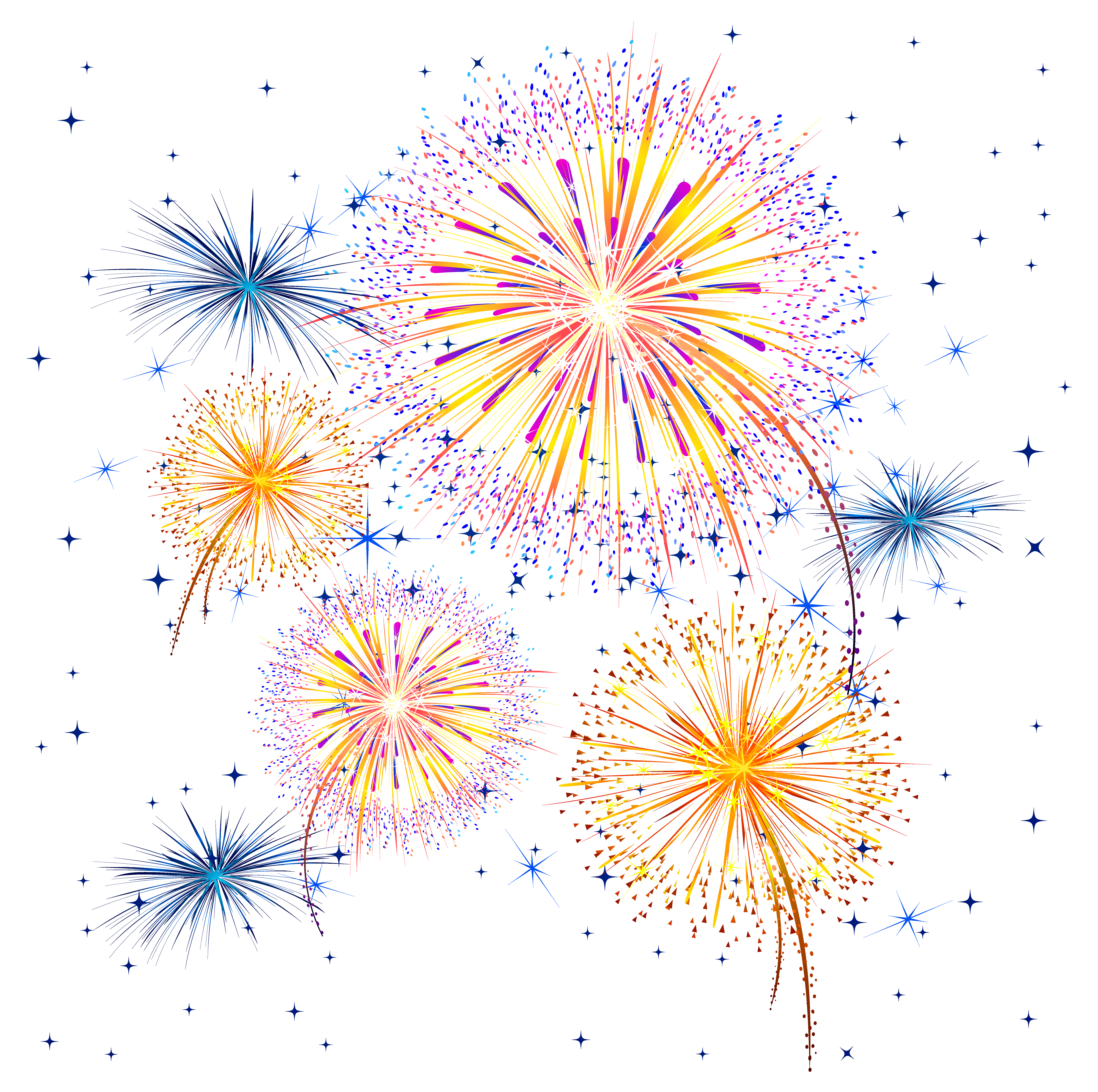 Fireworks Clip art paper firework png download 3694*3673 Free