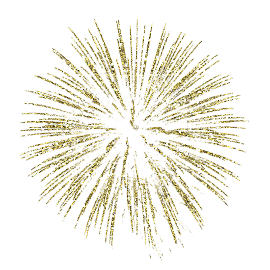 Fireworks Gold Clip art - fireworks png download - 550*550 - Free