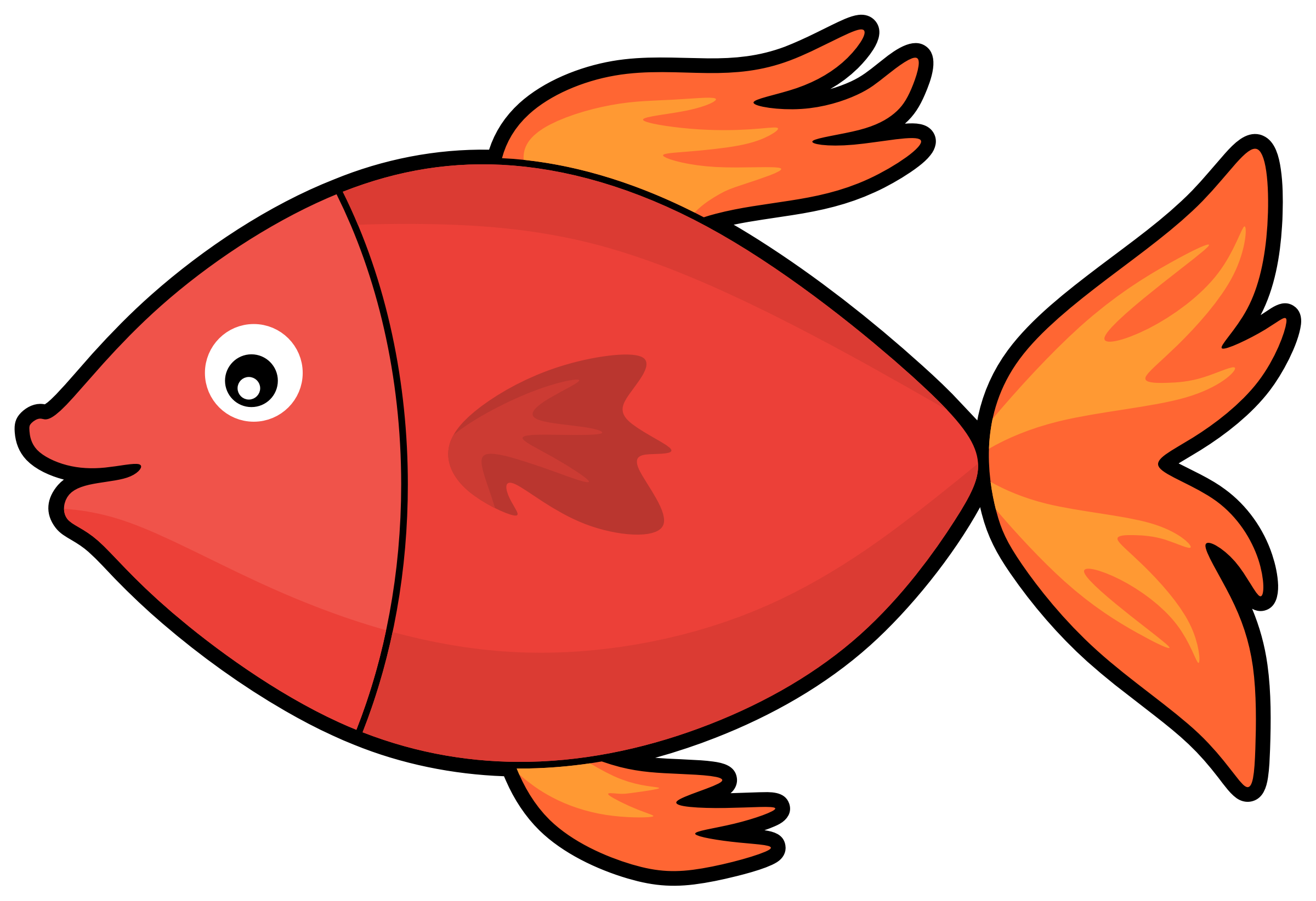Cartoon Drawing Clip art - cartoon fish png download - 2400*1645 - Free