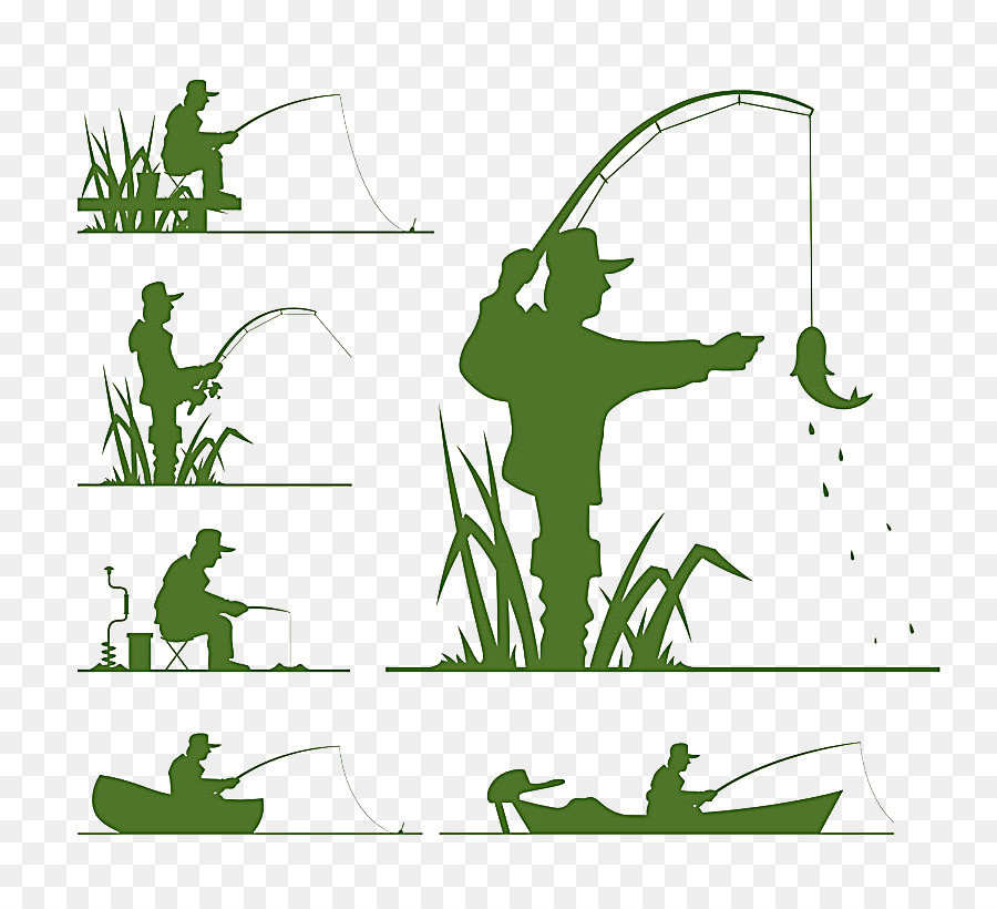 Fishing Silhouette Clip art - Fishing silhouette png download - 830*808 - Free Transparent Fishing png Download.