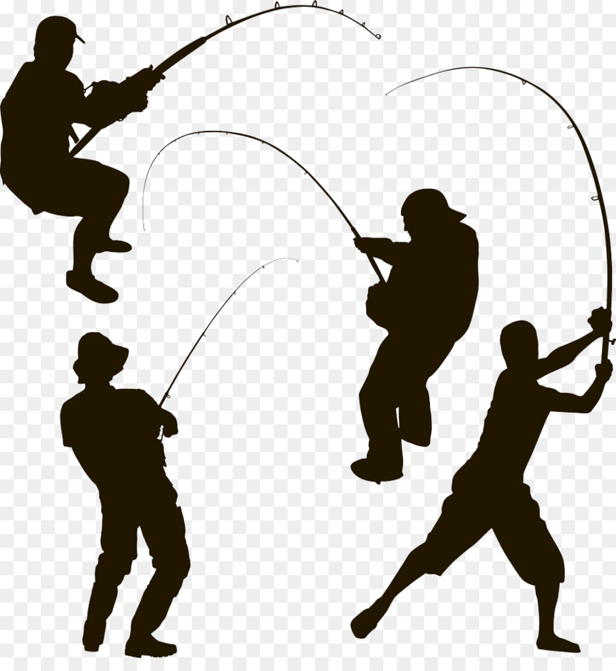 Silhouette Fishing Fisherman Clip art - Fishing silhouette figures png download - 937*1000 - Free Transparent Silhouette png Download.