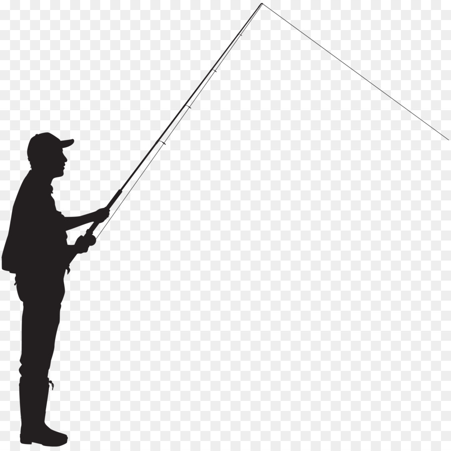 Silhouette Fisherman Fishing Clip art - fishing pole png download - 8000*7972 - Free Transparent Silhouette png Download.