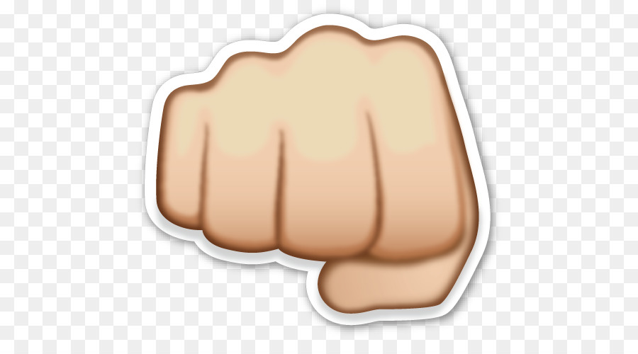 Emoji Fist Icon - Hand Emoji Transparent PNG png download - 547*497 - Free Transparent  png Download.