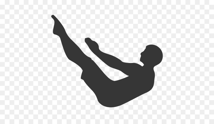 Silhouette Physical fitness Pilates Physical exercise - fit png download - 512*512 - Free Transparent Silhouette png Download.