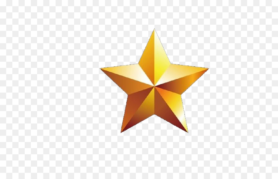 Yellow Star Color - Golden yellow hand-painted five-star png download - 800*566 - Free Transparent Star png Download.