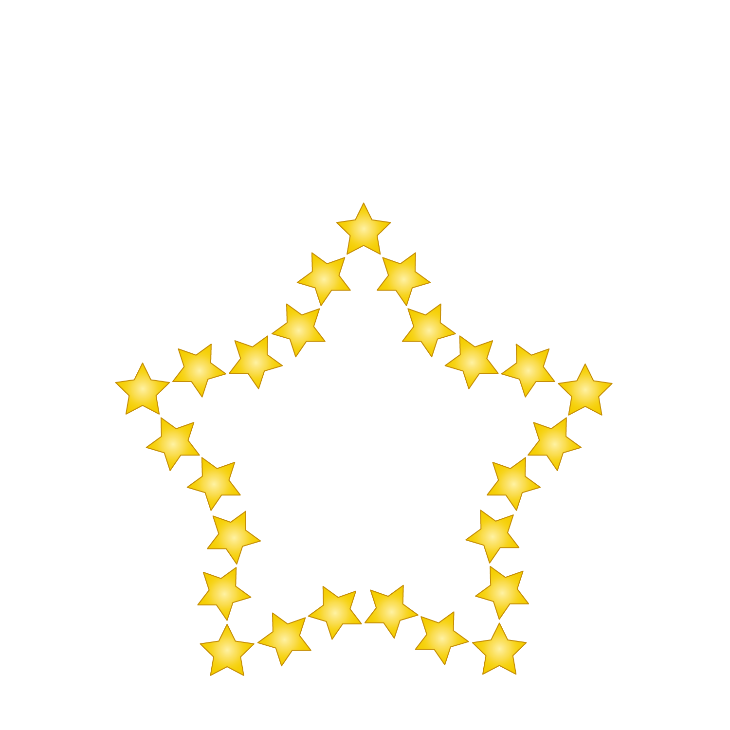 The five stars surround the five star metal png download - 1500*1500