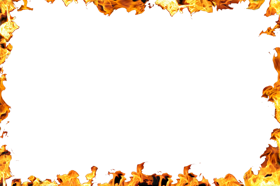 Flame Fire Clip Art Flame Border Png Download 904600 Free