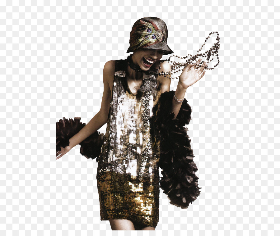 1920s The Great Gatsby Roaring Twenties Jazz Age Flapper - woman png download - 539*742 - Free Transparent Great Gatsby png Download.