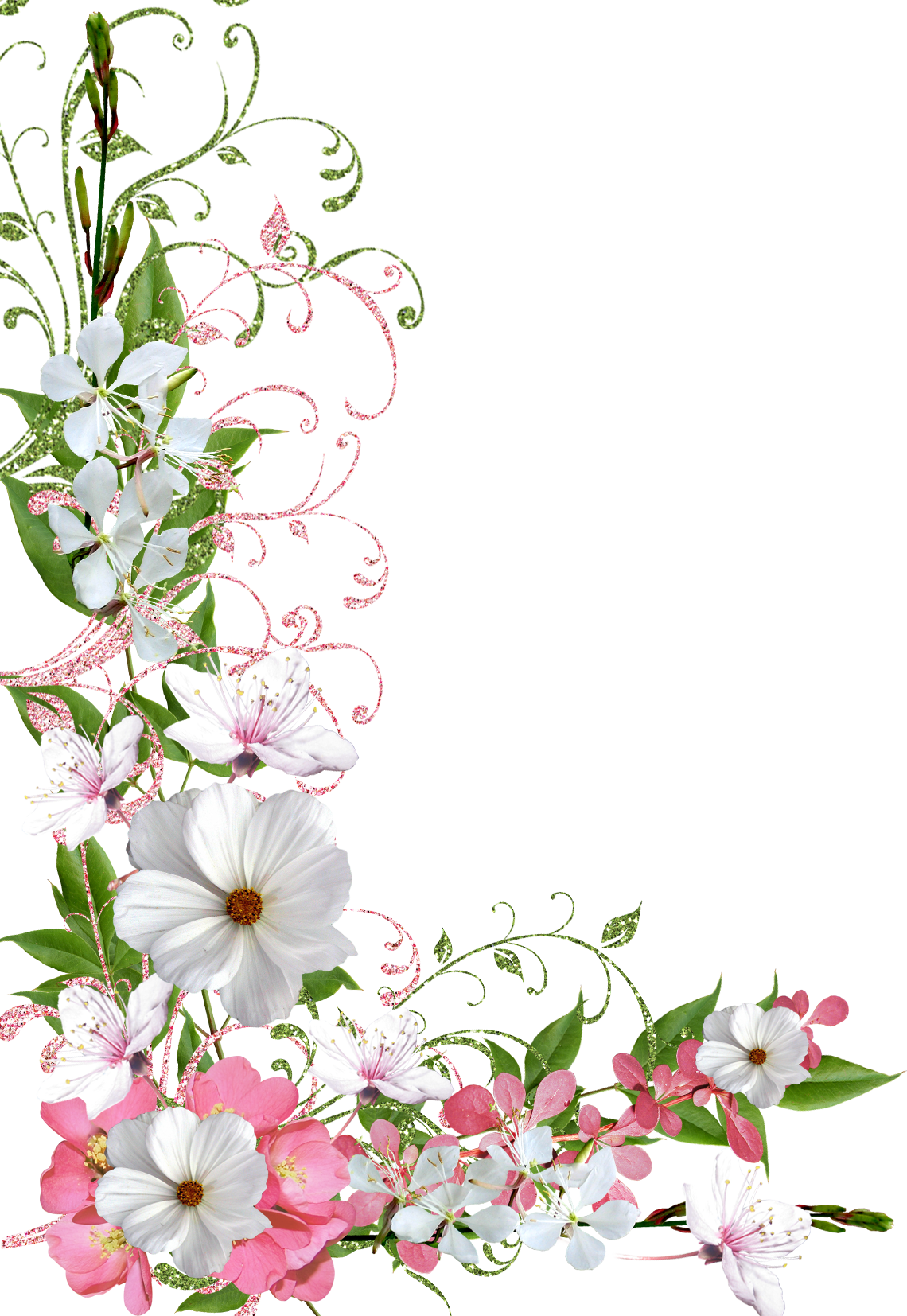 Flower Border Clipart Transparent Cartoon Free Cliparts Images And Photos Finder