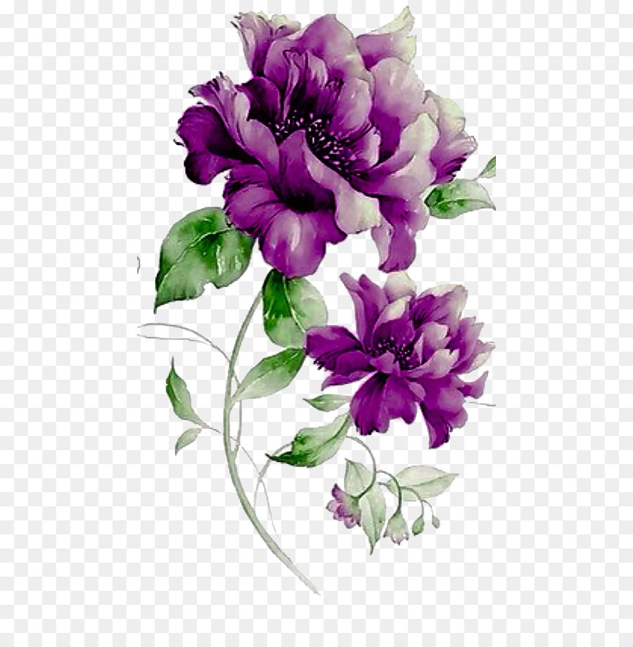 Flower Purple Floral design - Purple flowers png download - 510*906 - Free Transparent Flower png Download.