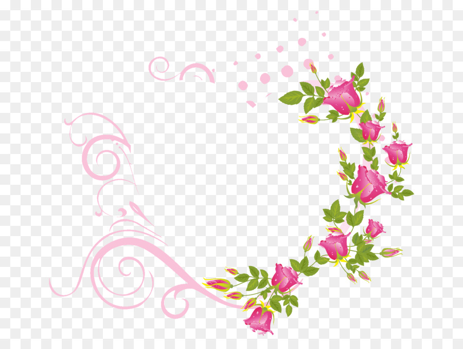 Heart Picture Frames Flower Rose - floral frame png download - 1633*1224 - Free Transparent Heart png Download.