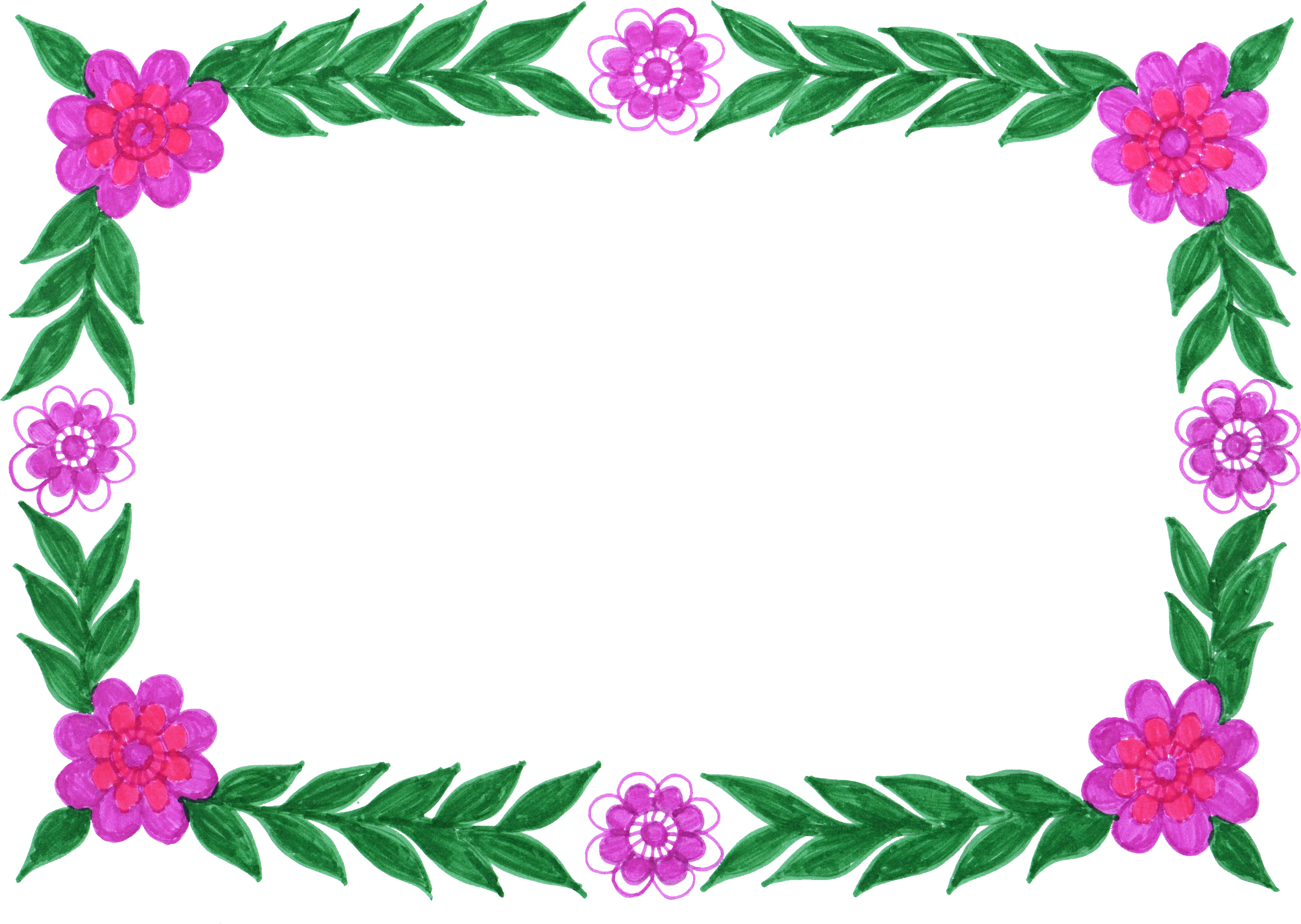 Flower Picture Frames Floral design Clip art - floral frame png