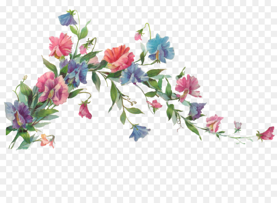 Flower Painting Clip art - Floral Transparent PNG png download - 900*655 - Free Transparent Flower png Download.