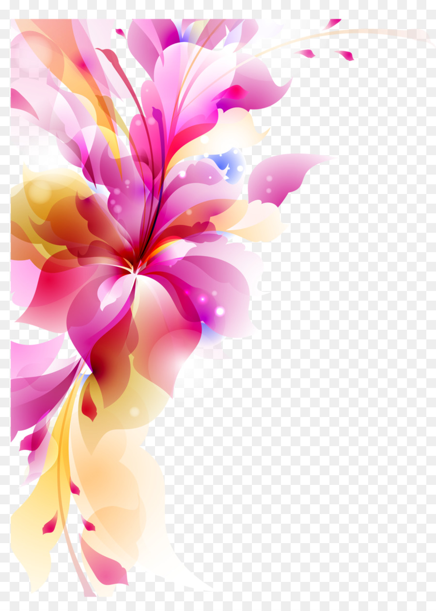 Flower Floral design Wallpaper - Vector PNG Transparent png download - 1024*1418 - Free Transparent Flower png Download.