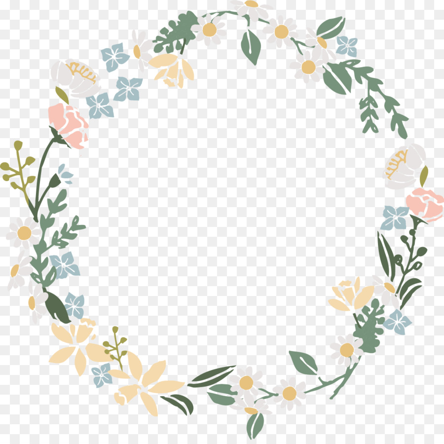 28+ Aesthetic Transparent Background Flower Circle Border Png Background